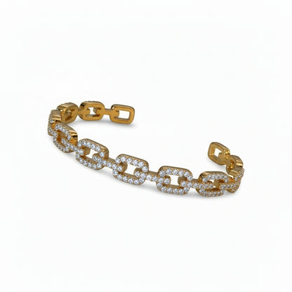 Aurelia Diamond Cuff - Gold