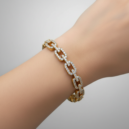 Aurelia Diamond Cuff - Gold