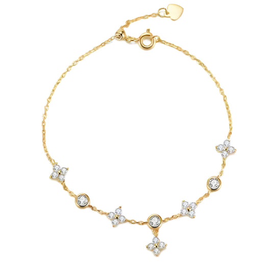 Four-Leaf Clover Bracelet