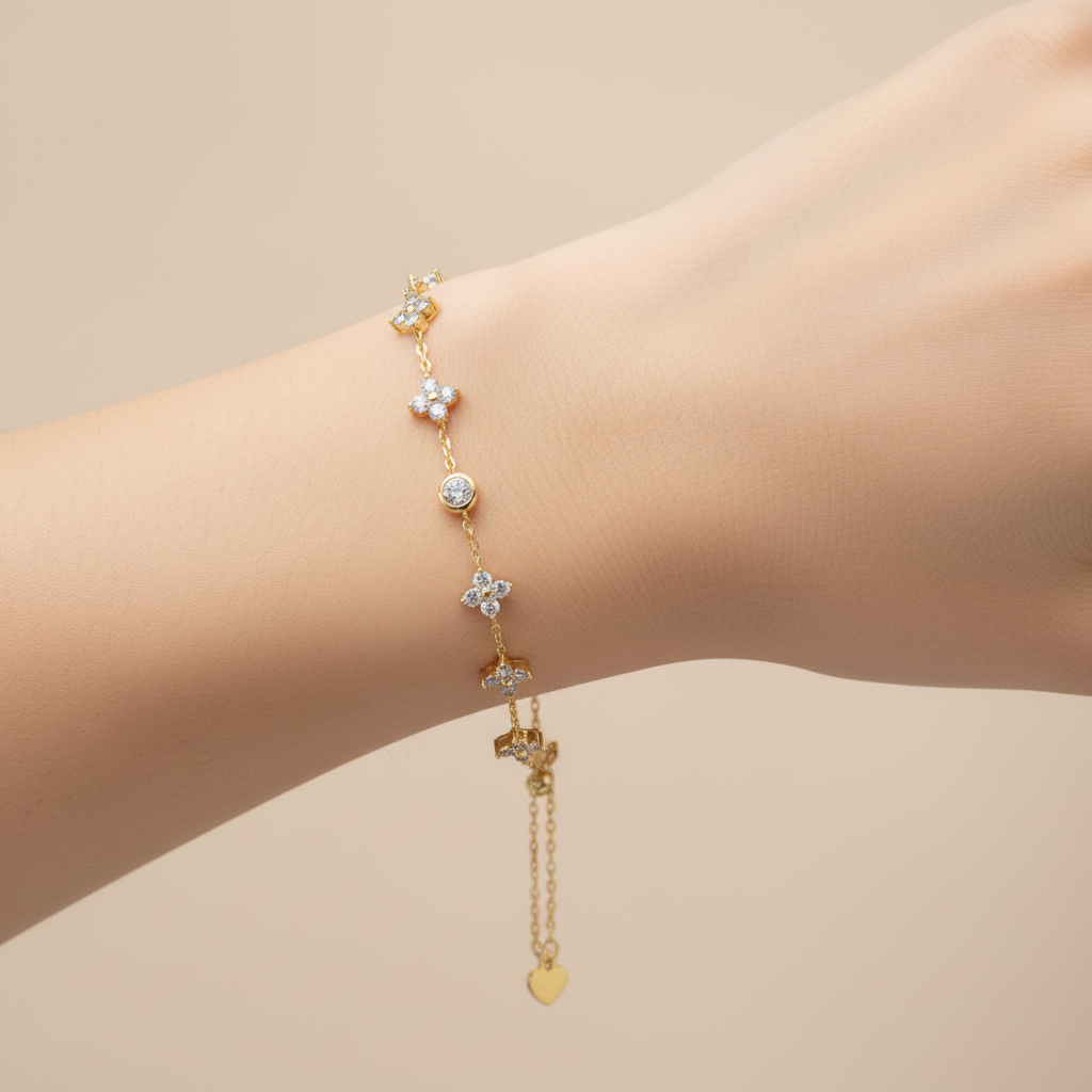 Four-Leaf Clover Bracelet